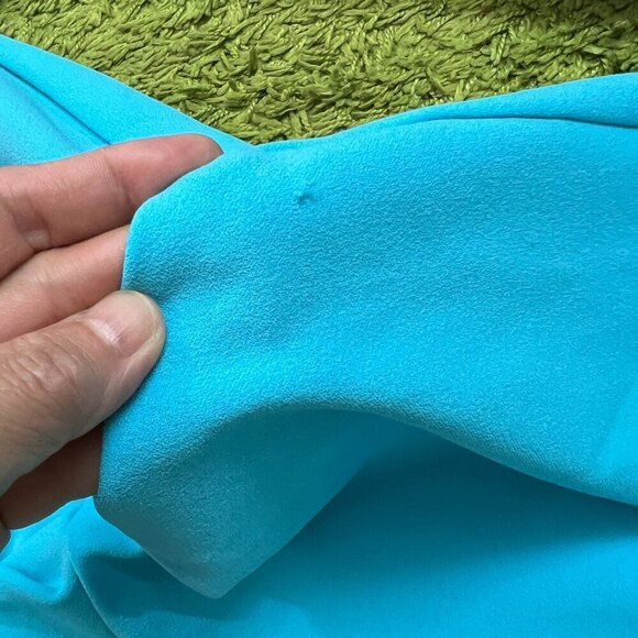 Rachel Roy Womens Ruffled Sleeve Full Length Jumpsuit Small in Aqua Blue - Picture 11 of 11